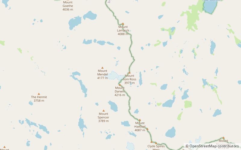 darwin glacier parque nacional canon de los reyes location map