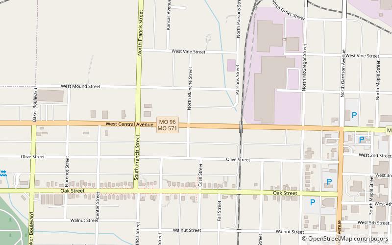 Cassill Place Historic District location map
