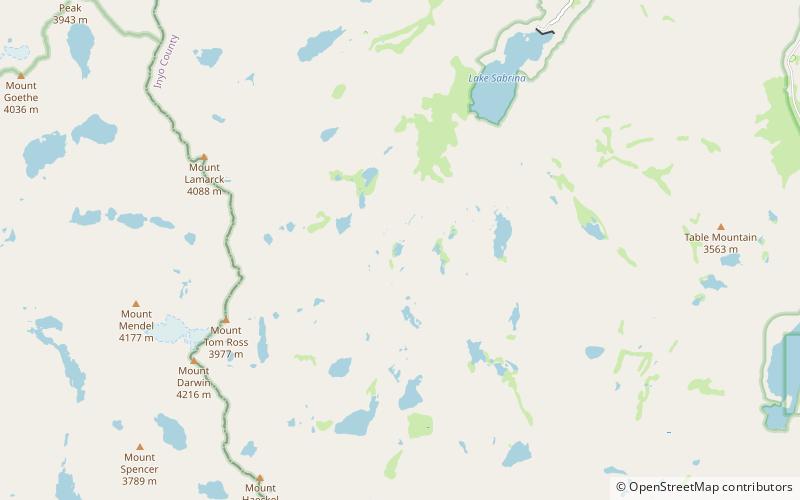 dingleberry lake john muir wilderness location map