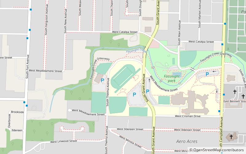 JFK Stadium location map