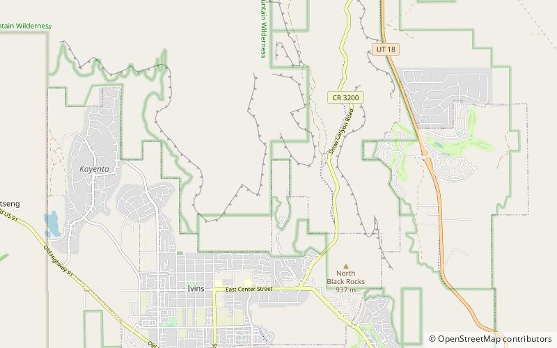 Tuacahn location map