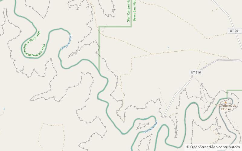 honaker trail bears ears national monument location map