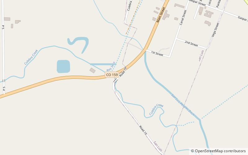 San Luis Bridge location map