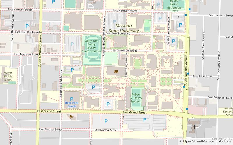 duane g meyer library springfield location map