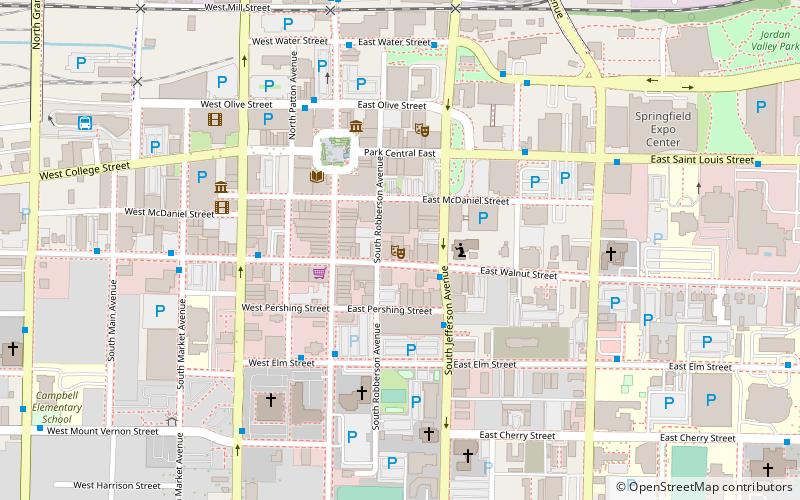 Landers Theatre location map