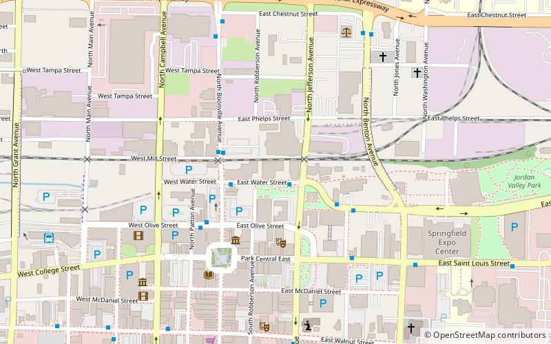 Marx-Hurlburt Building location map