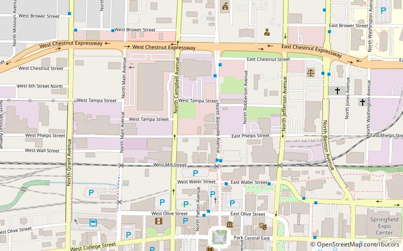 Springfield Public Square Historic District location map