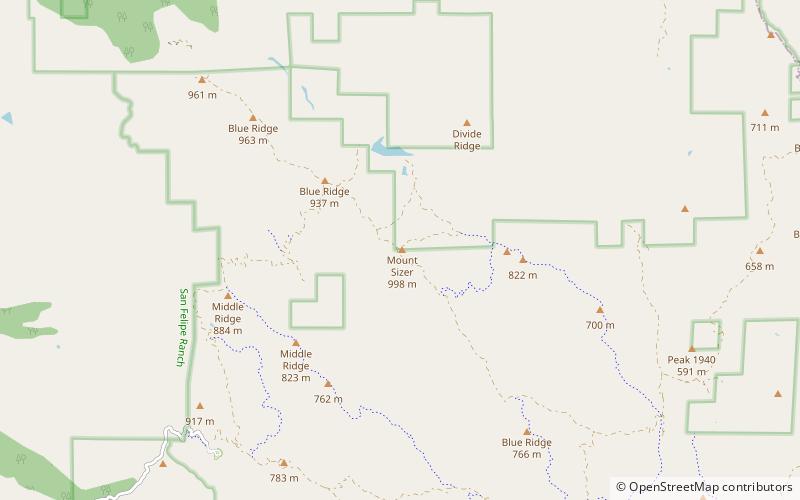 Mount Sizer location map