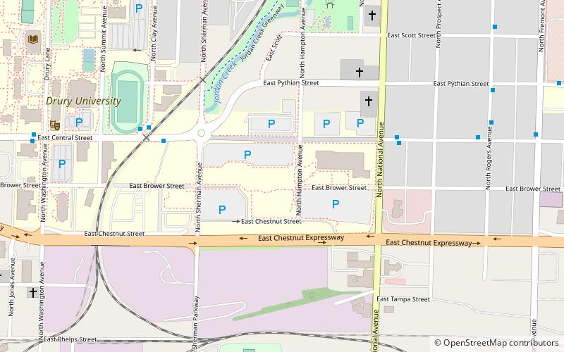 Ozarks Technical Community College location map