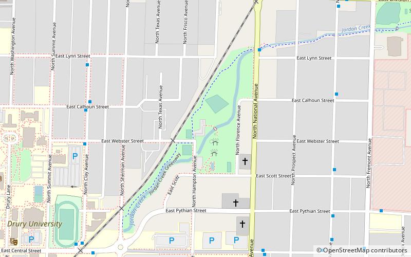 Silver Springs Park and Pool location map