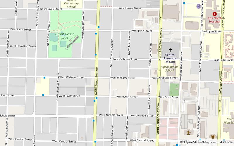 St. John's Mercy Hospital Building location map