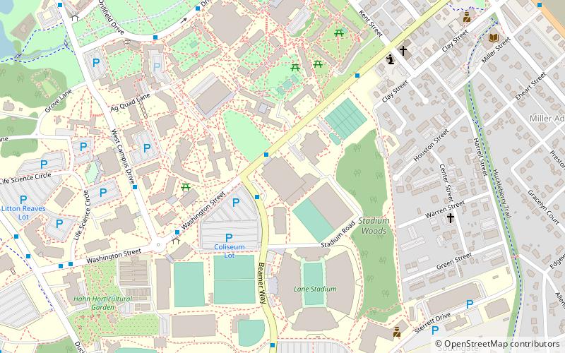 Cassell Coliseum location map