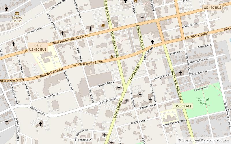 South Market Street Historic District location map