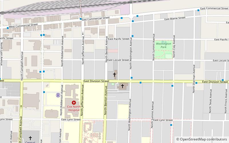 st johns episcopal church springfield location map