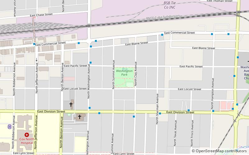 Washington Park location map