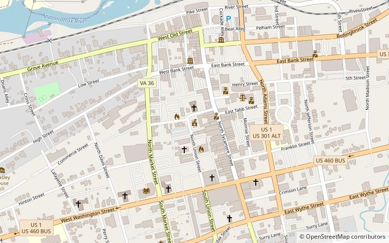 Petersburg City Hall location map