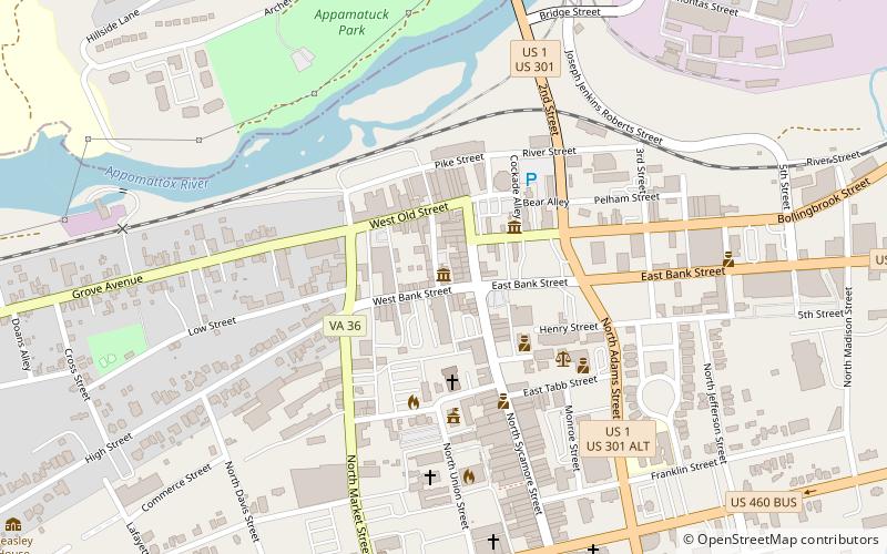Siege Museum location map