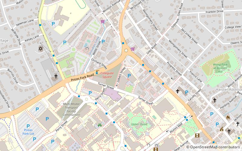 blacksburg museum and cultural foundation location map