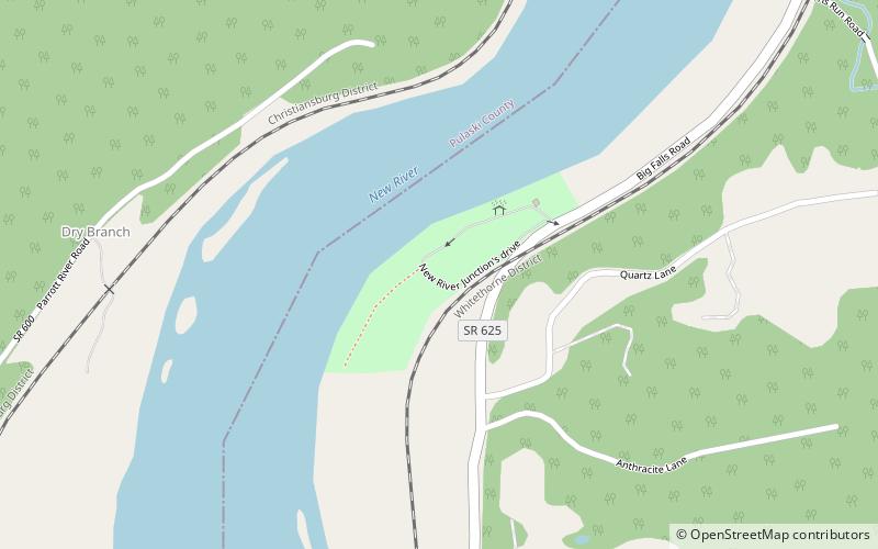 New River Junction location map
