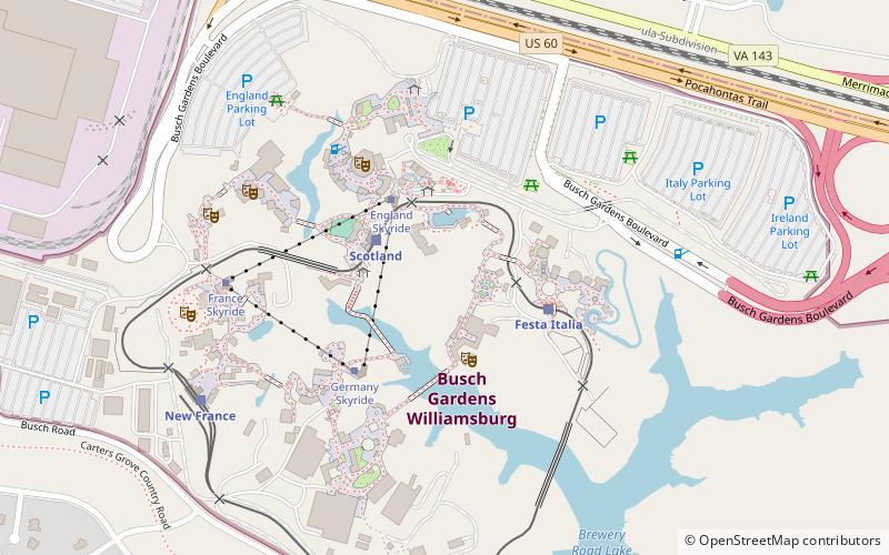 The Curse of DarKastle location map