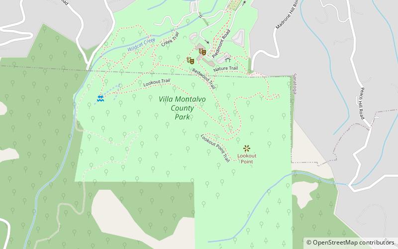 Villa Montalvo Arboretum location map