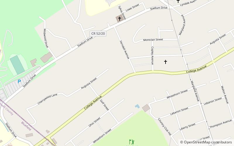 Easley House location map