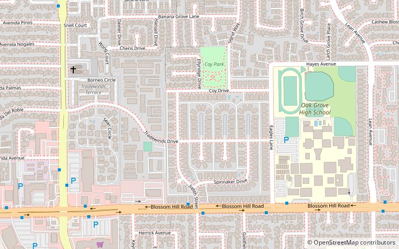 Tradewinds HOA location map