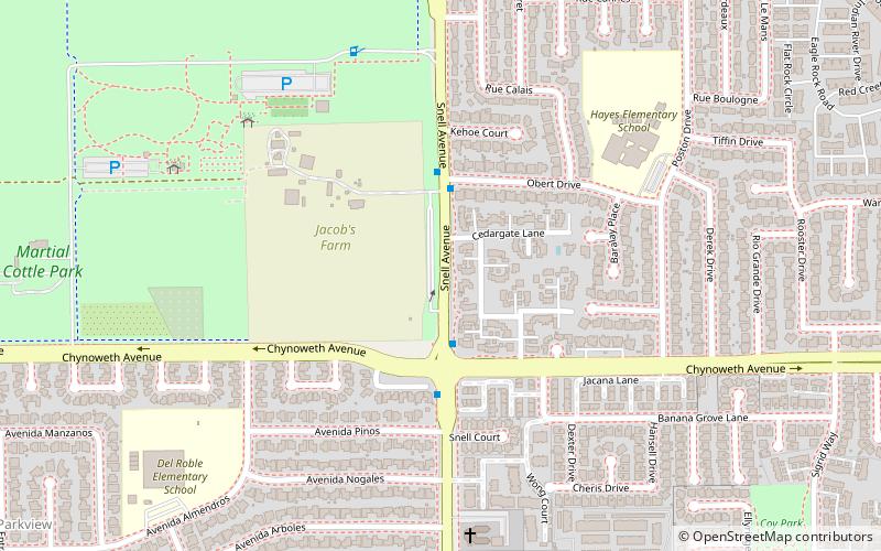 Jacobs Farm at Martial Cottle Park location map