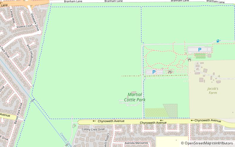 Martial Cottle Park location map