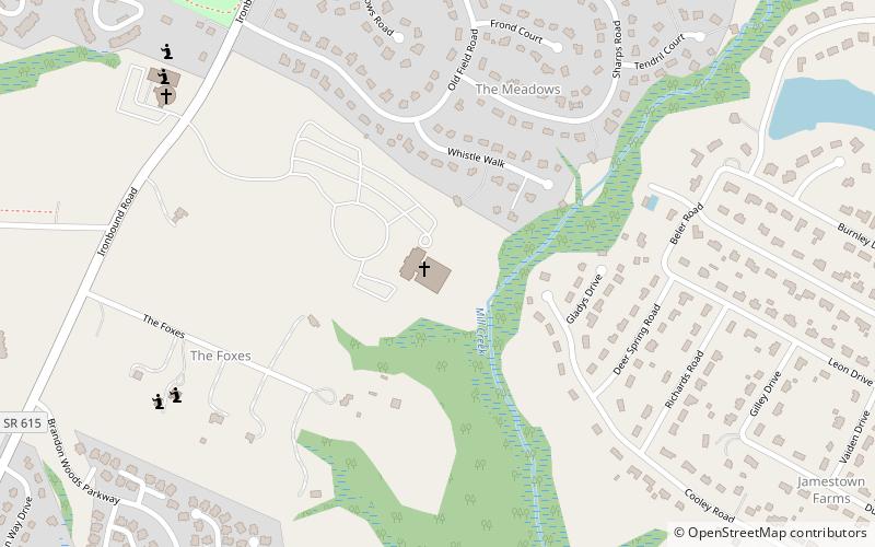 Saint Bede Catholic Church location map