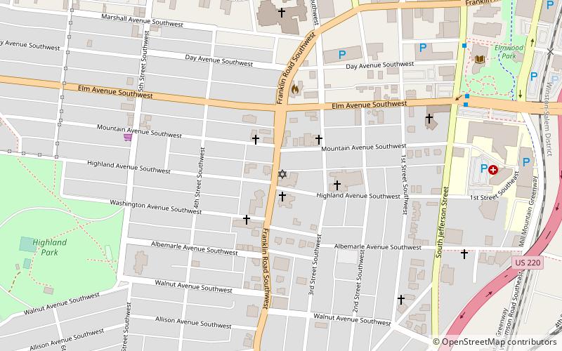Beth Israel Synagogue location map