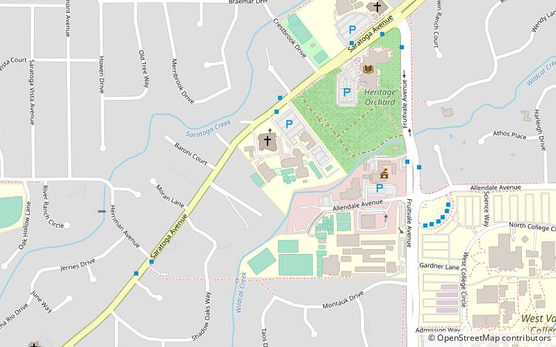 Sacred Heart Church location map