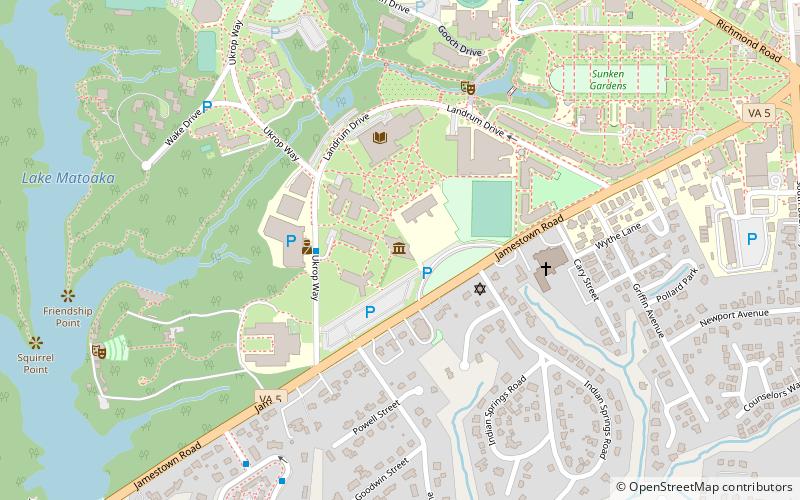 Muscarelle Museum of Art location map