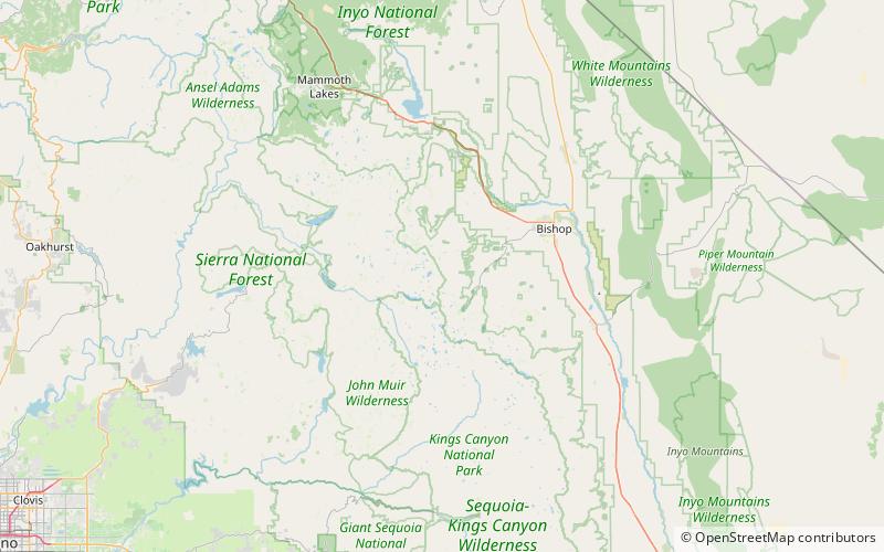 Mount Humphreys location map