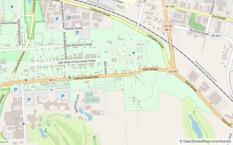 Bassett Hall location map