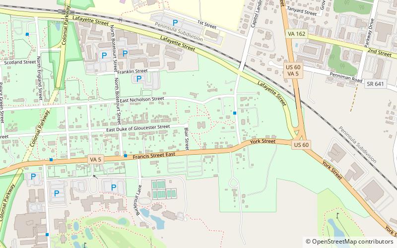 Capitol location map