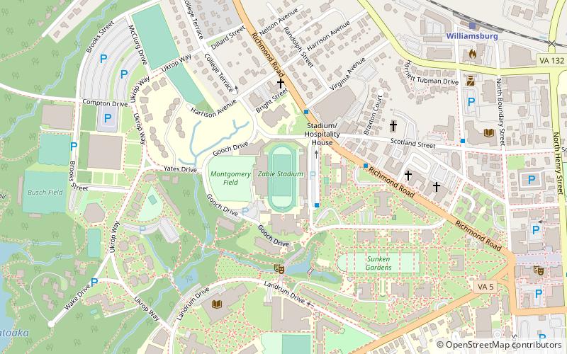Zable Stadium location map