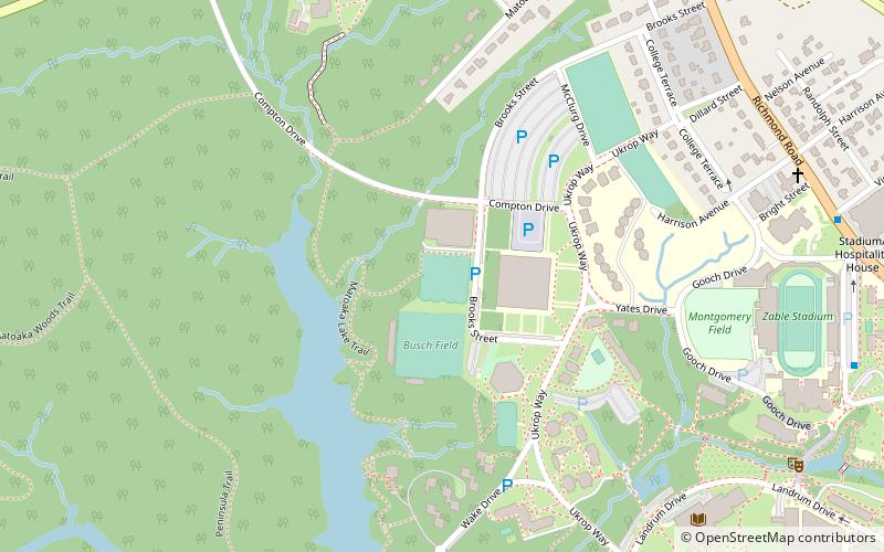 Millie West Tennis Facility location map