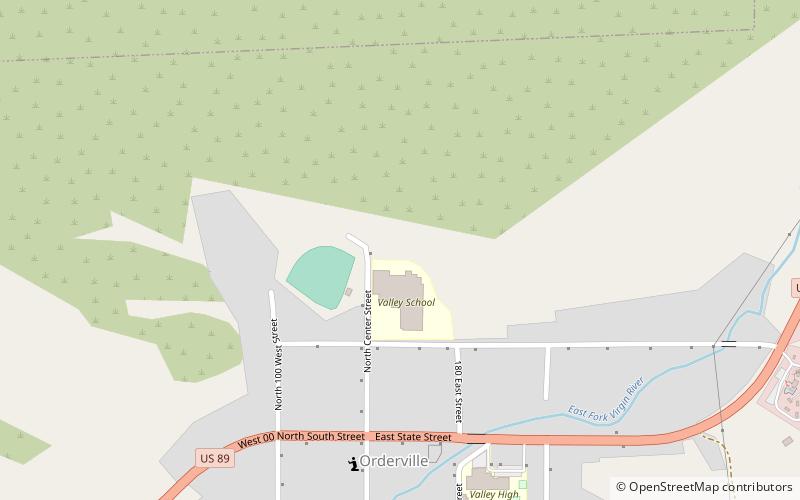 valley school orderville location map