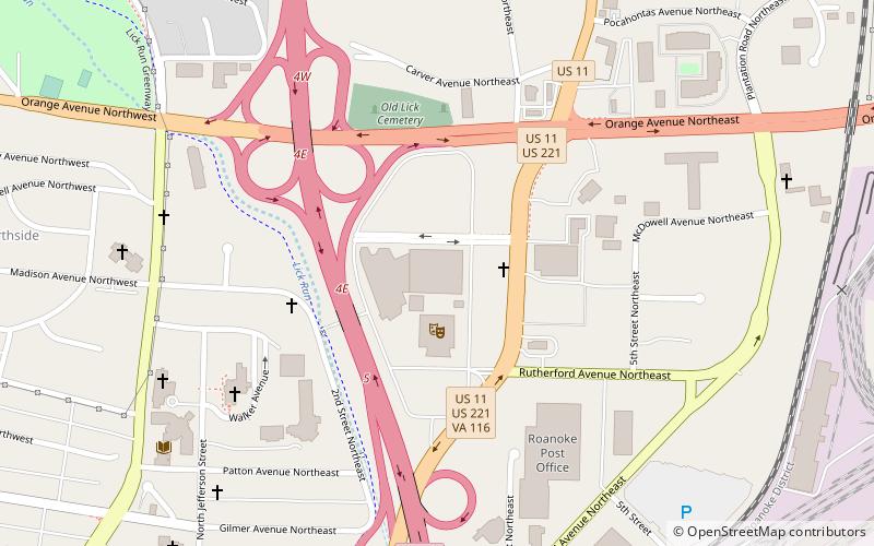 Berglund Center location map