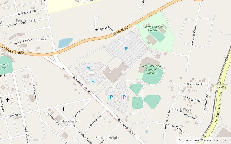 Salem Civic Center location map