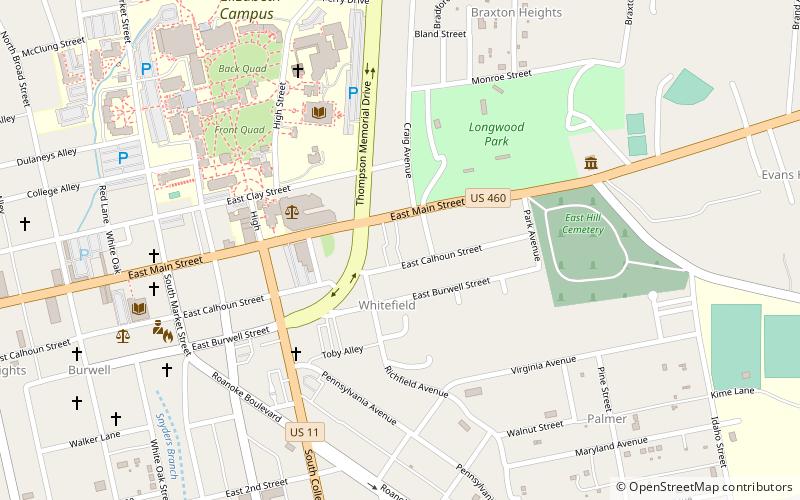 Salem Presbyterian Parsonage location map
