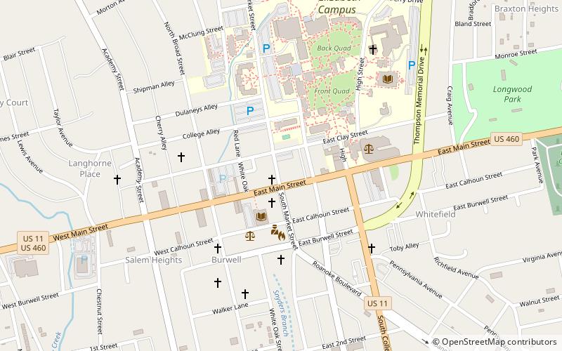 Downtown Salem Historic District location map