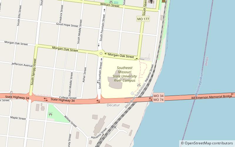 The Crisp Museum location map