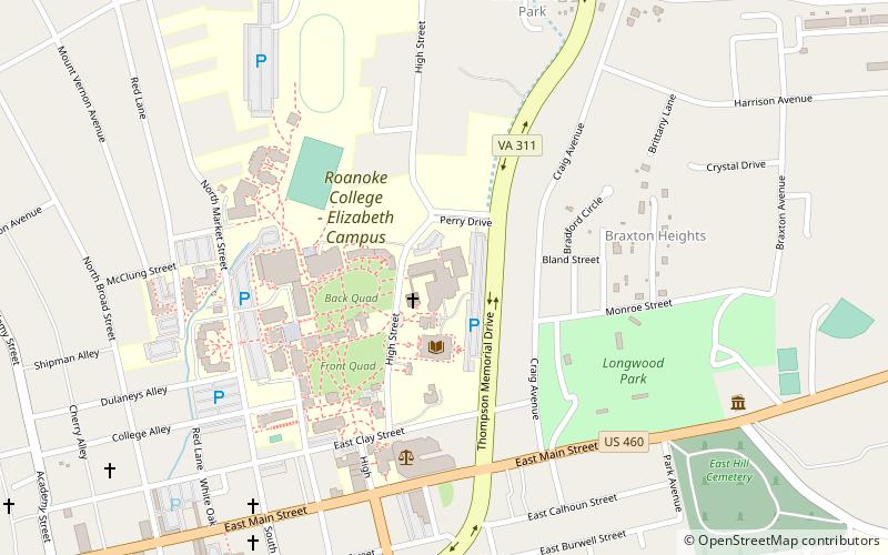 Olin Hall Galleries location map