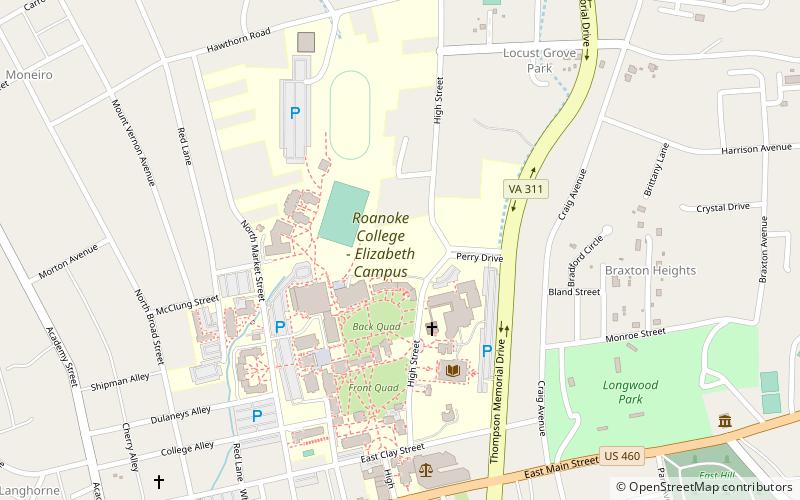 Cregger Center location map