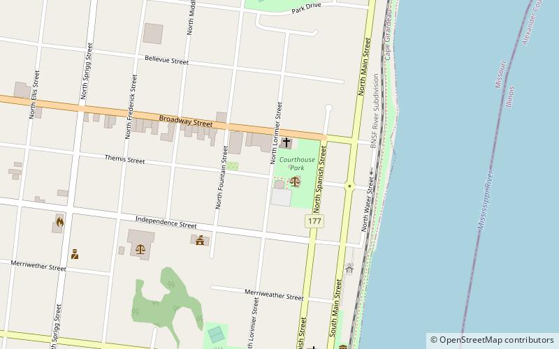 Confederate War Memorial location map