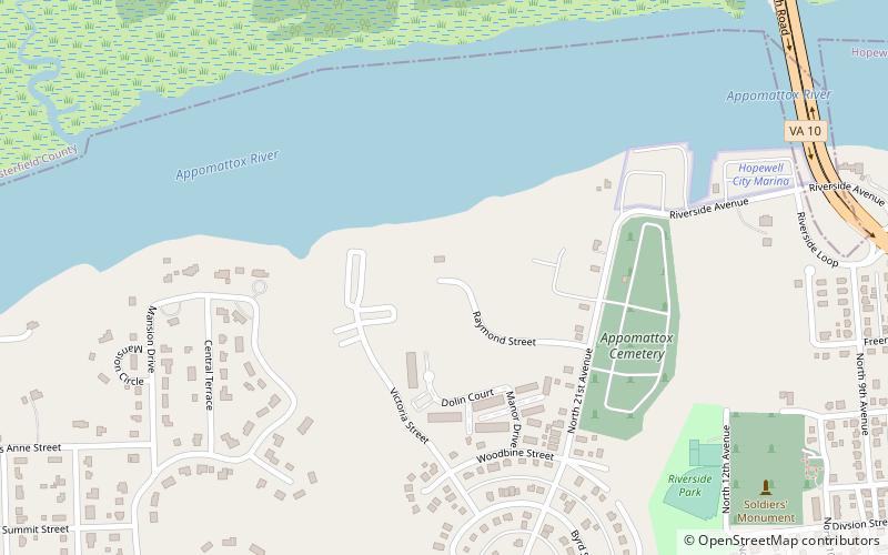Weston Manor location map