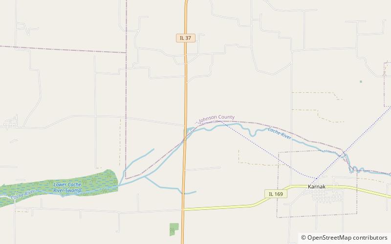 Henry N Barkhausen Cache River Wetlands Center location map