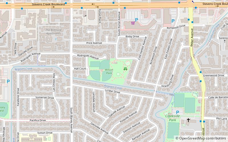 wilson park cupertino location map
